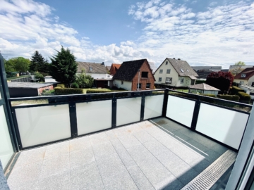 Helle 3-Zimmer-Wohnung mit Balkon in Seelze an der Pferdekoppel - Balkon. (6117)