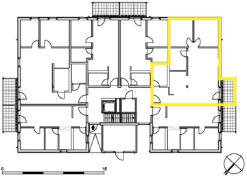 Schöne 3 Zimmer Wohnung im EG mit Terrasse, An der Pferdekoppel 2 - Grundriss EG Wohnung (4708)