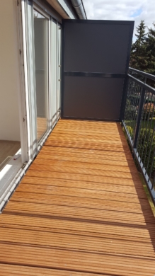 Dachgeschoss mit Balkon und 3 Zimmern in Dedensen - Balkon 1 (6195)