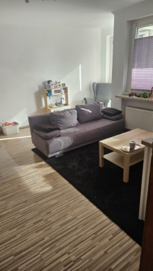 Helle 2-Zimmer-Wohnung in Dedensen – Verfügbar ab Juni 2026 - Helles Wohnzimmer (5669)