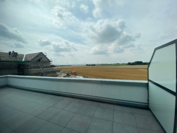 Penthouse mit 3 Zimmern und Dachterrasse in Seelze - Blick von der Terrasse (6433)