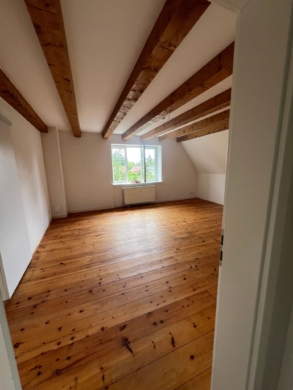Helle Dachgeschosswohnung in Potsdam mit Garten - Dachgeschoss mit Holzbalken (5255)